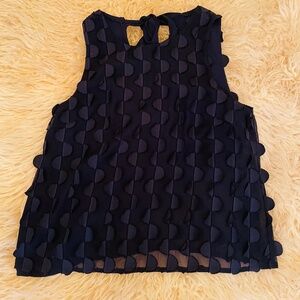 Maeve Navy sleeveless top  size 4